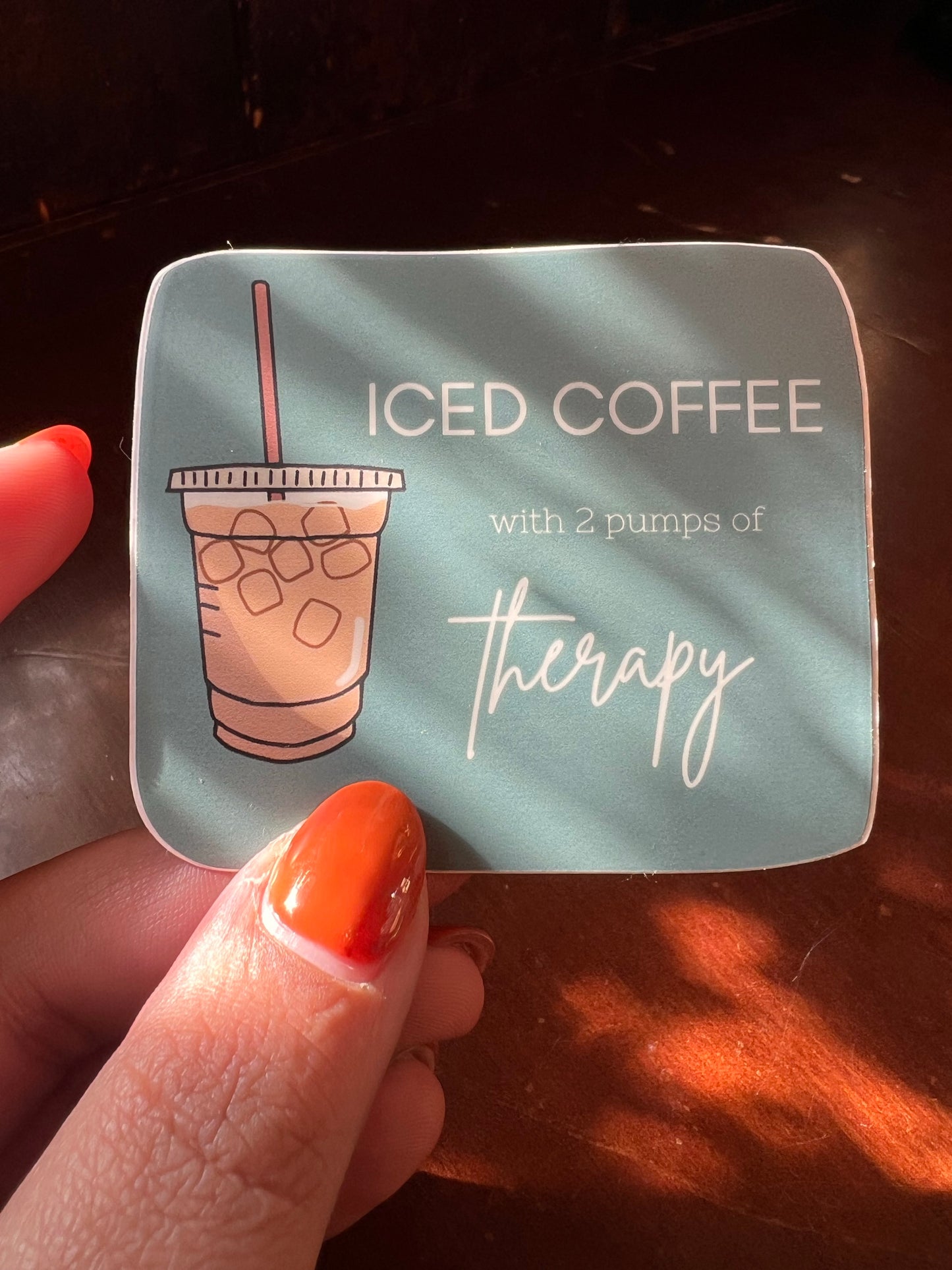 Iced coffee Sticker