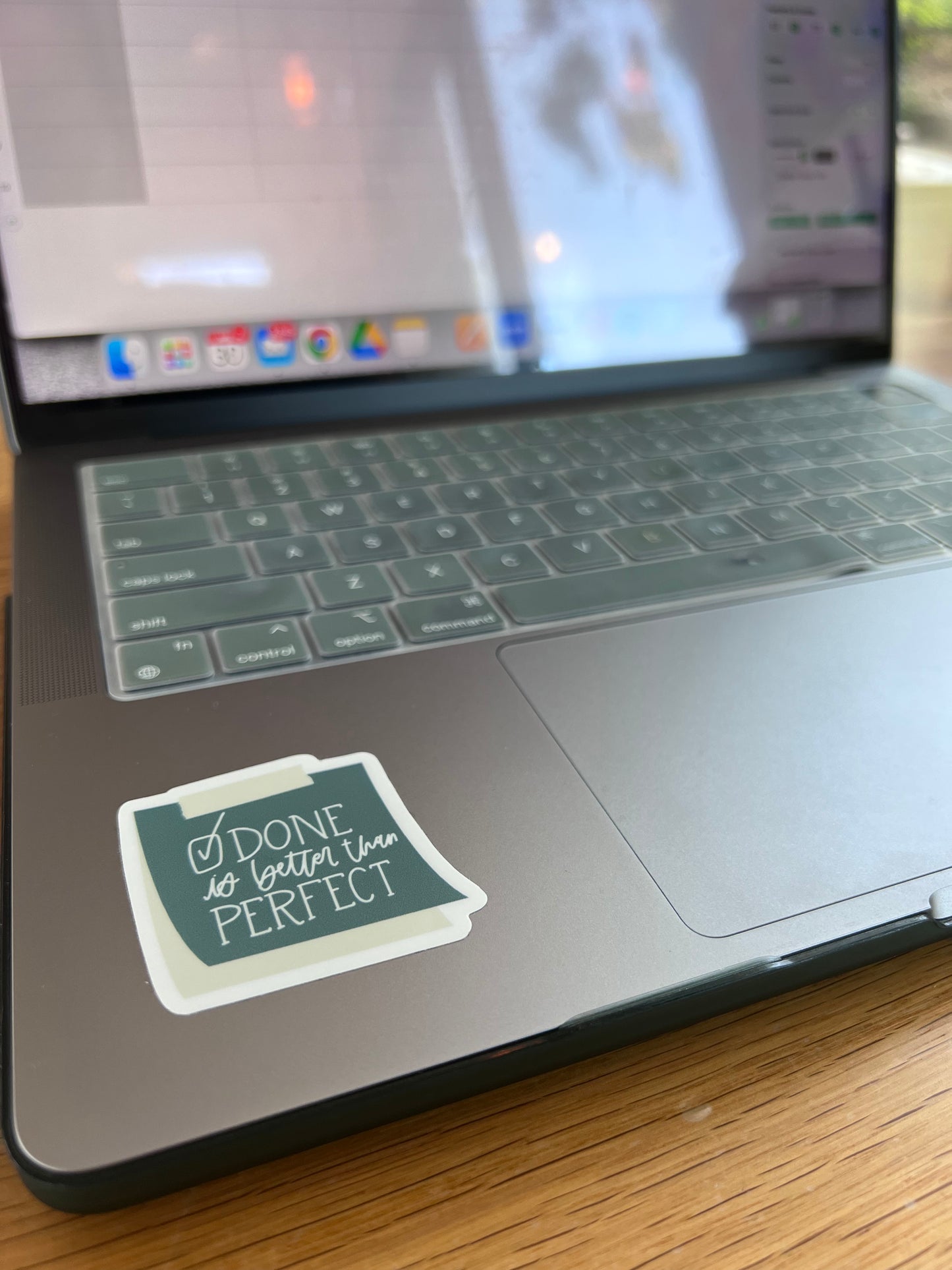 Done is better than perfect sticker
