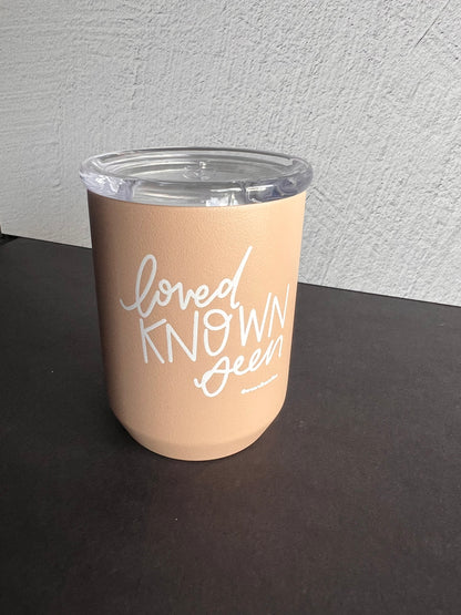 Loved known seen 8oz tumbler