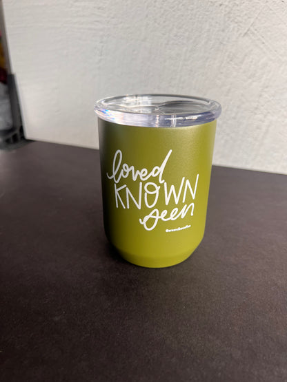 Loved known seen 8oz tumbler