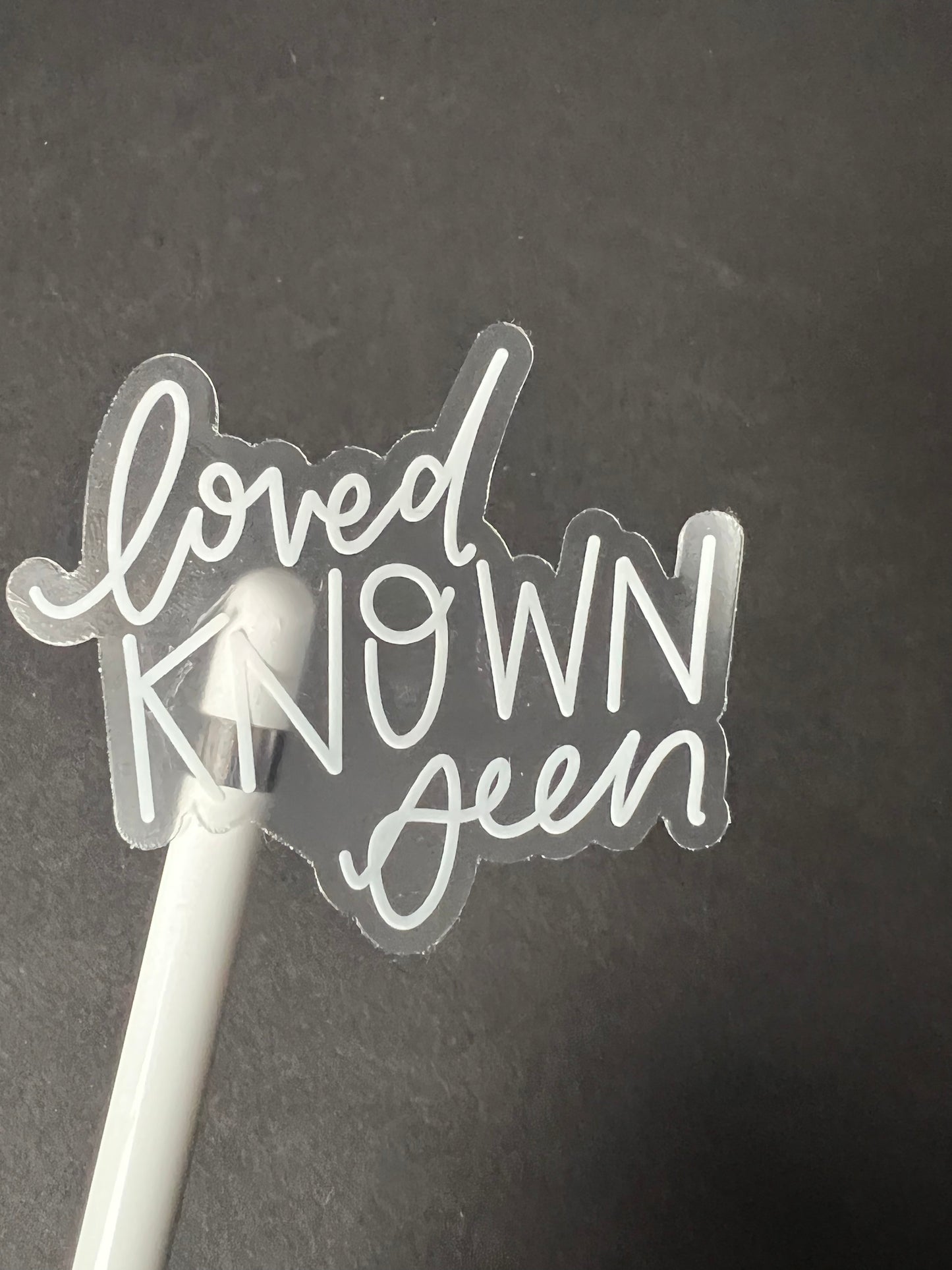 Loved , Known , Seen Sticker